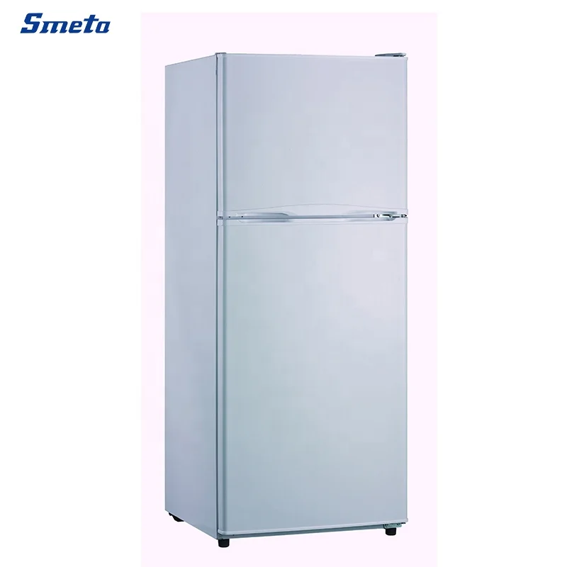 Frost Free Fridge Top Freezer Mounted Double Door Refrigerator for Home and Hotel TDT-328WWU