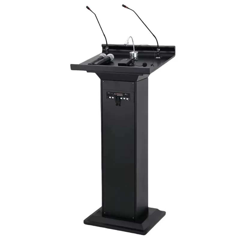 Cheap Digital Voice Podium Smart Church Podium Portable Presentation Professional Podium