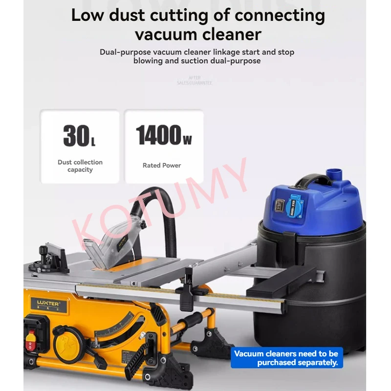 8-Inch Household Woodworking Table Saw Electric Multi-Function Precision Dust-Proof Decoration Circular Saw  Cutting Machine