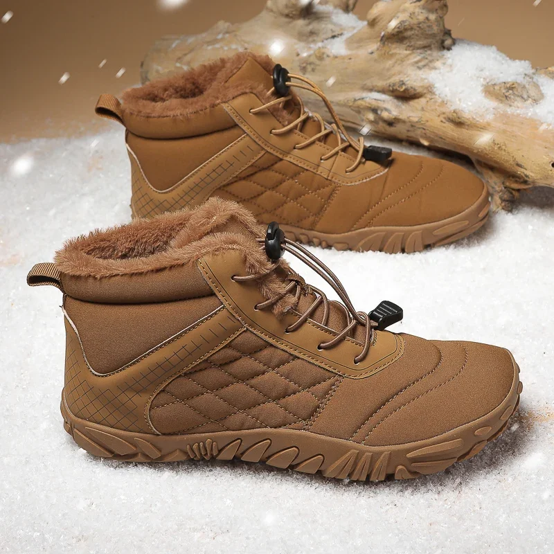 

men boots 2024 New Winter Slippers Warm Men Shoes Waterproof Non-Slip Plush Sneakers Male tenis shoes Boots Men Sneakers Winter