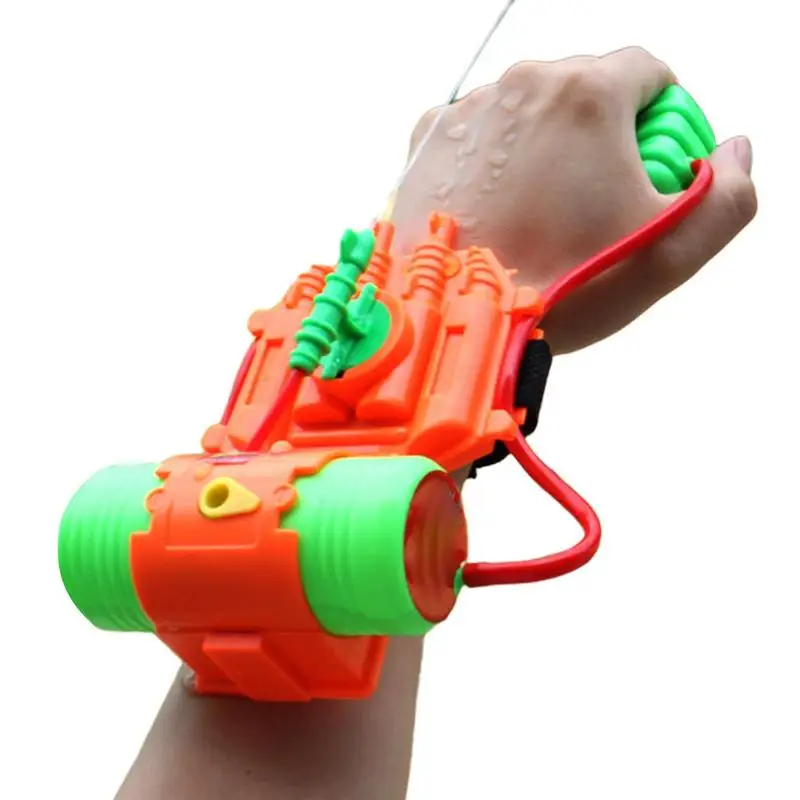 

Handheld Water Shooter Wrist Long Range Water Squirt Toy For Water Fighting Game In Swimming Pool Beach & Outdoor