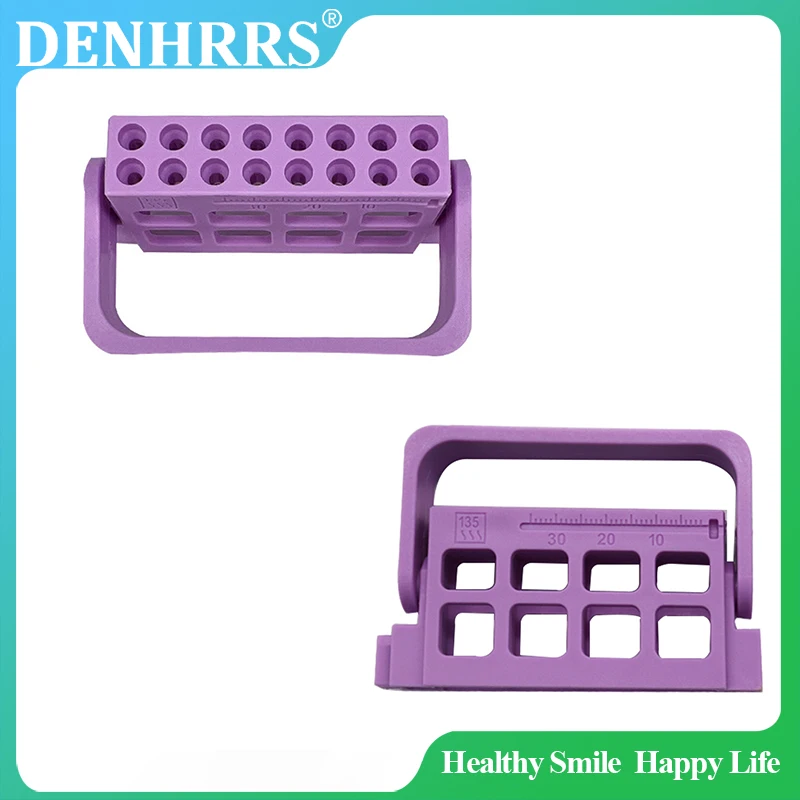 1Pc 8/16 Holes Dental Files Holder Endo Stand Endo Tray For Endodontic Files Organizer Endo Box