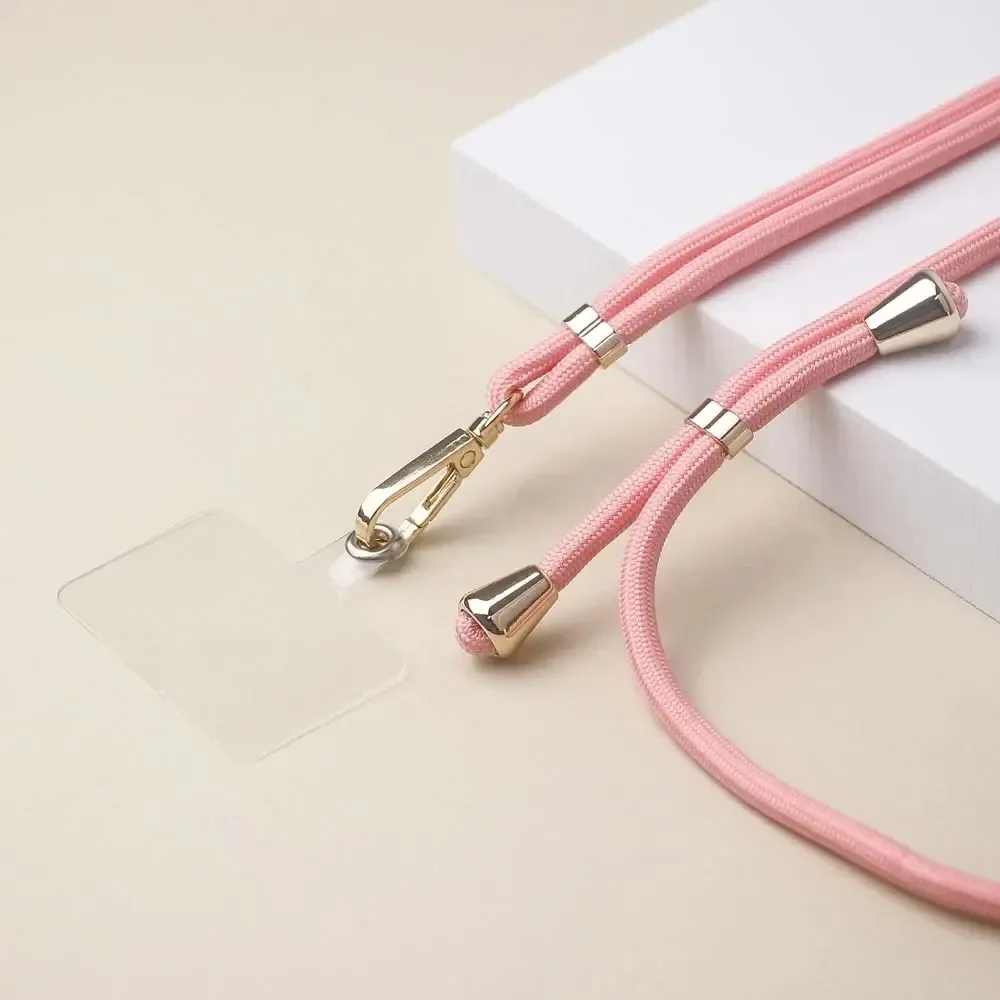 

Universal Colorful Phone Lanyard Metal Anti Lost Phone Strap Adjustable Detachable Neck Cord Safety Tether Keychain Chain Rope