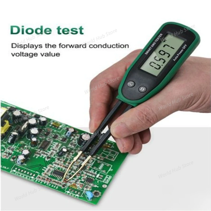 

Smart SMD Tester Auto Scan Resistance Capacitance Diode Multi Tester Continuity Checking Function