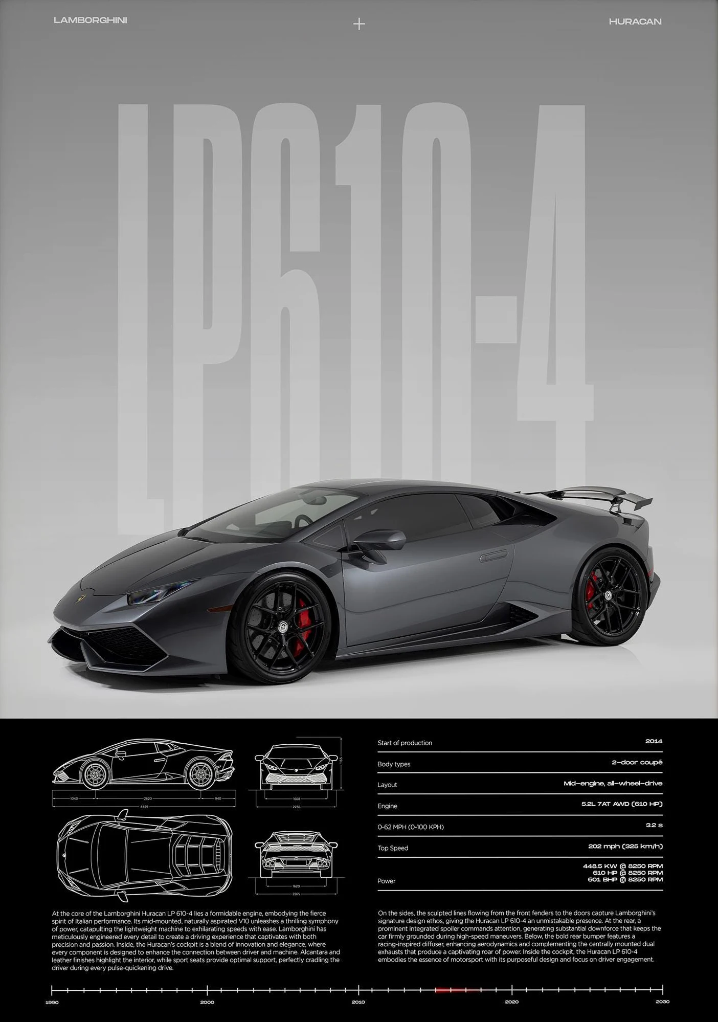 1 Stück Einfache Wandkunst Autos Luxuriöse Ästhetik Supersportwagen HD Leinwanddruck Poster Wohnzimmer- und Schlafzimmerdekoration