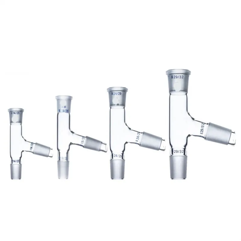 14/23 19/26 24/29 29/32 24/40 Joint Distillation Adapter 3-way Claisen 75 Degeree Head Connector Tube