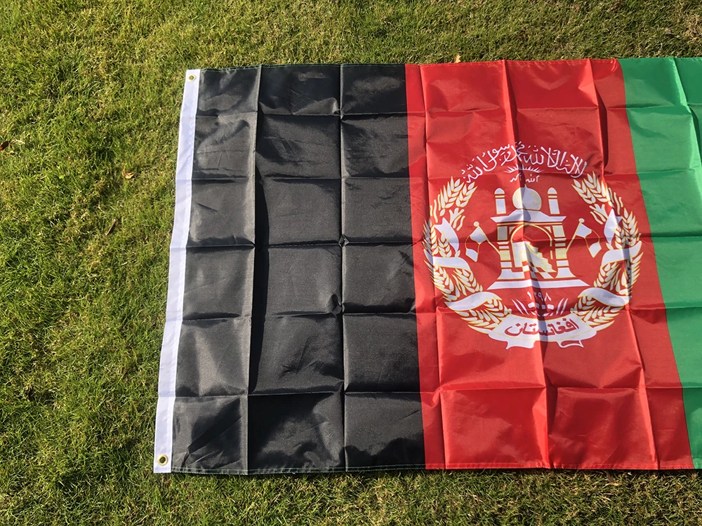 Afghanistan Flag 90X150cm Afghan Afghani Kabul National Flags AF AFG Islamic Republic of Afghanistan Banner for home decoration