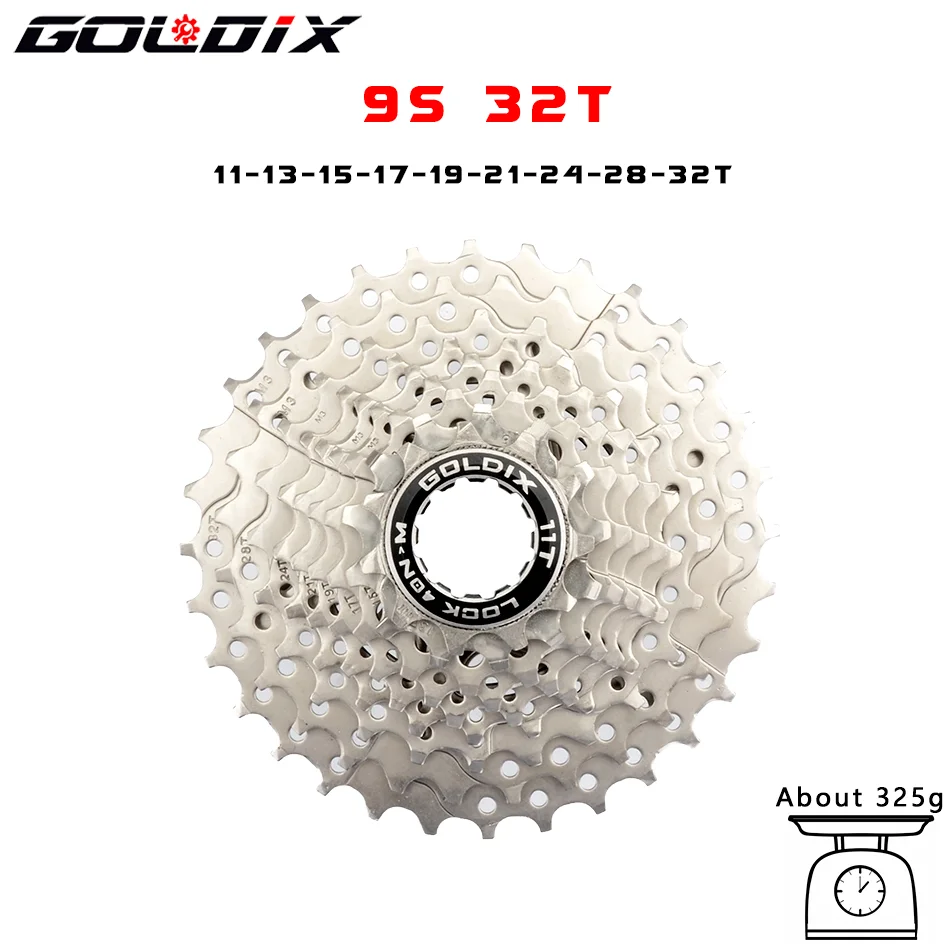 GOLDIX Rennrad 8 9 10 11 Geschwindigkeit Velocidade 11-25T/28T/32T/34T/36T Fahrrad Kassette Freilauf MTB Kettenrad für SHIMANO SRAM