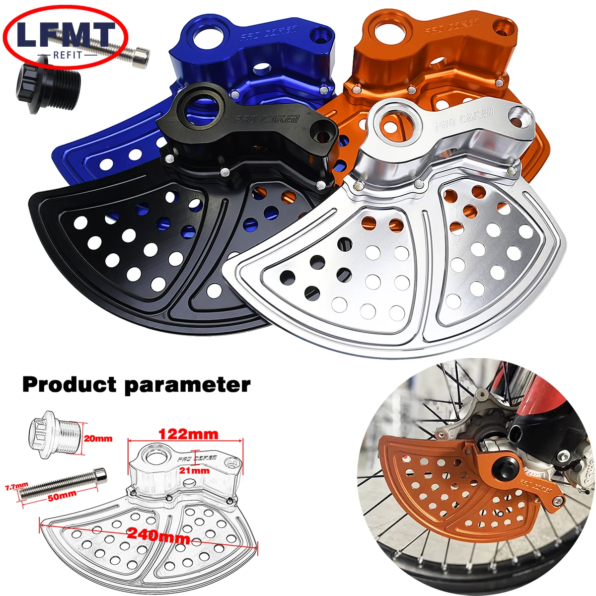 

Motorcycle Accessory CNC Front Brake Disc Guard Protector Cover For KTM SX SXF XCF XC EXC EXCF XCW XCFW 125-500 Dirt Bike