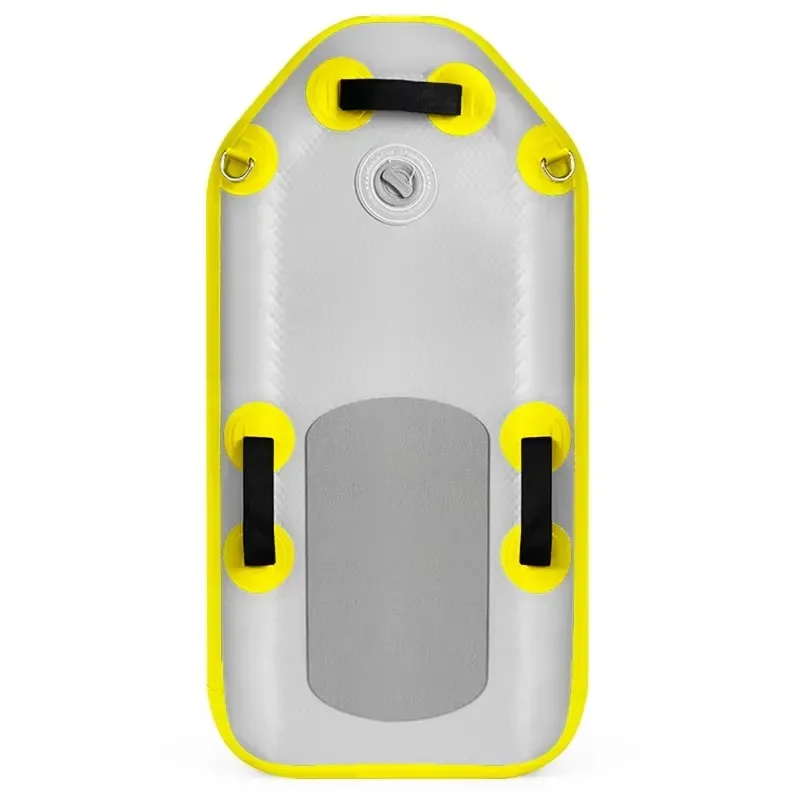 Outdoor snow toy with reinforced handle 110cm 80cm inflatable snow sled, suitable for children and adults