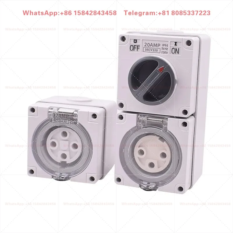 Waterproof Industrial Plug 3 Core 4 Wire 5 Hole Transparent Aviation Bend Plug Male Female Docking