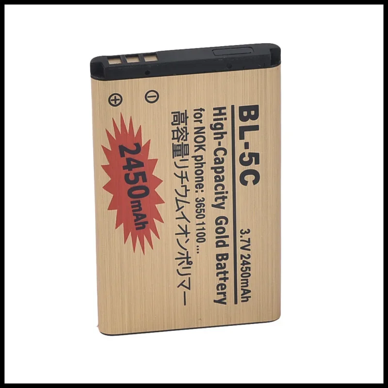 Batería para Teléfono BL-4C BL-5C BL-4UL BL-5B BL-5J Para Nokia 6100 6300 6260 6136S 2630 5070 C2-01 BL 4C BL 5C BL5C Batería 6
