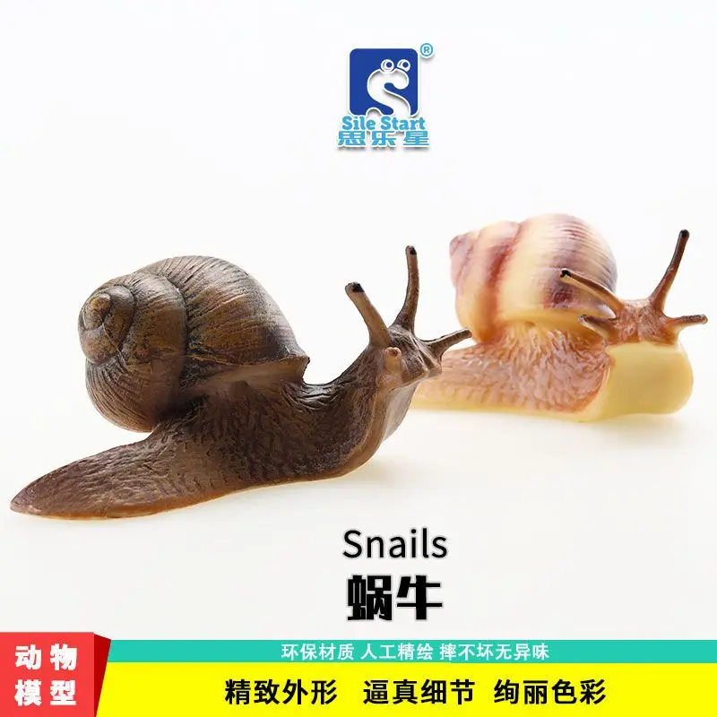 

Solid Children's Simulation Software Wild Animal Model Toys Volute Ox Funny Gift Decoration