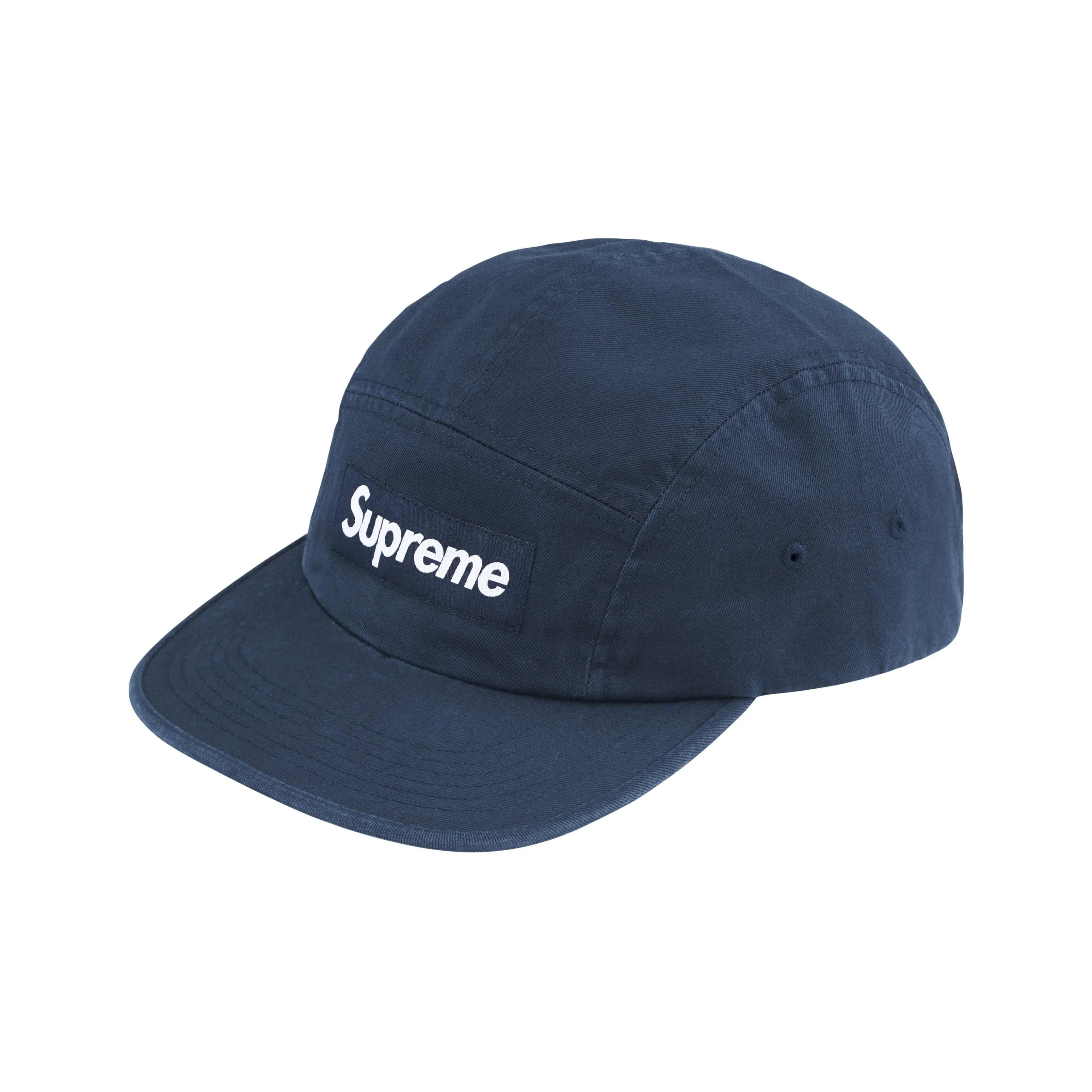 Supreme Leather Baseball Caps Unisex Black/Multicolor/Blue/Green/Beige/Yellow/Red/Denim Blue SUP-FW24-2203