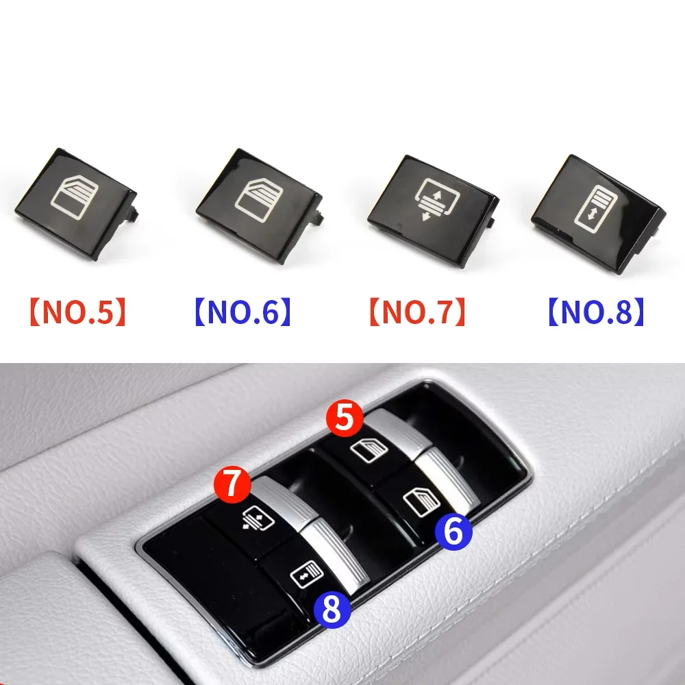 

Крышка переключателя окна автомобиля, кнопка включения окна, консоль, колпачки для Mercedes Benz S Class W221 S300 S350 S400 S500