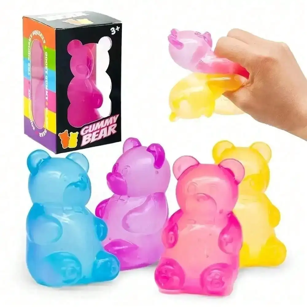 Assorted Slow Rebound Squishy Blind Box Cute Food Animal, Stress Relief Squeeze Sensory Fidget Toy Decompression Gift