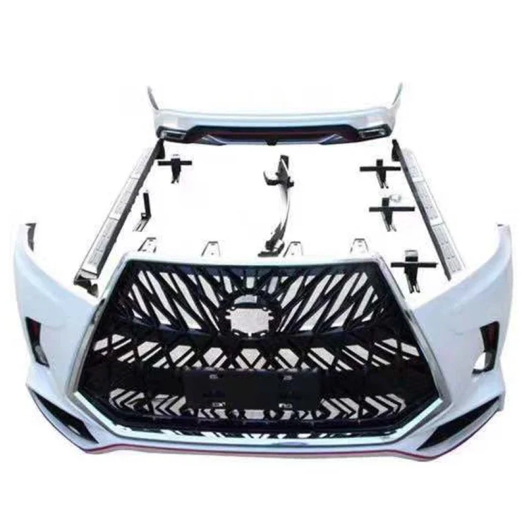 

Изысканный передний и задний бампер из динамического стекловолокна FORToyotaHighlander BODYKIT 2015-2017