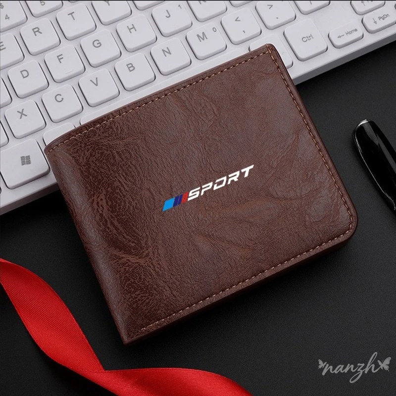 Leather Car Wallet Car Credit Card Holder Multifunctional For BMW 1 3 5 Series G30 G20 F30 F10 E60 X1 X3 E70 F15 F48a Key Case view 2