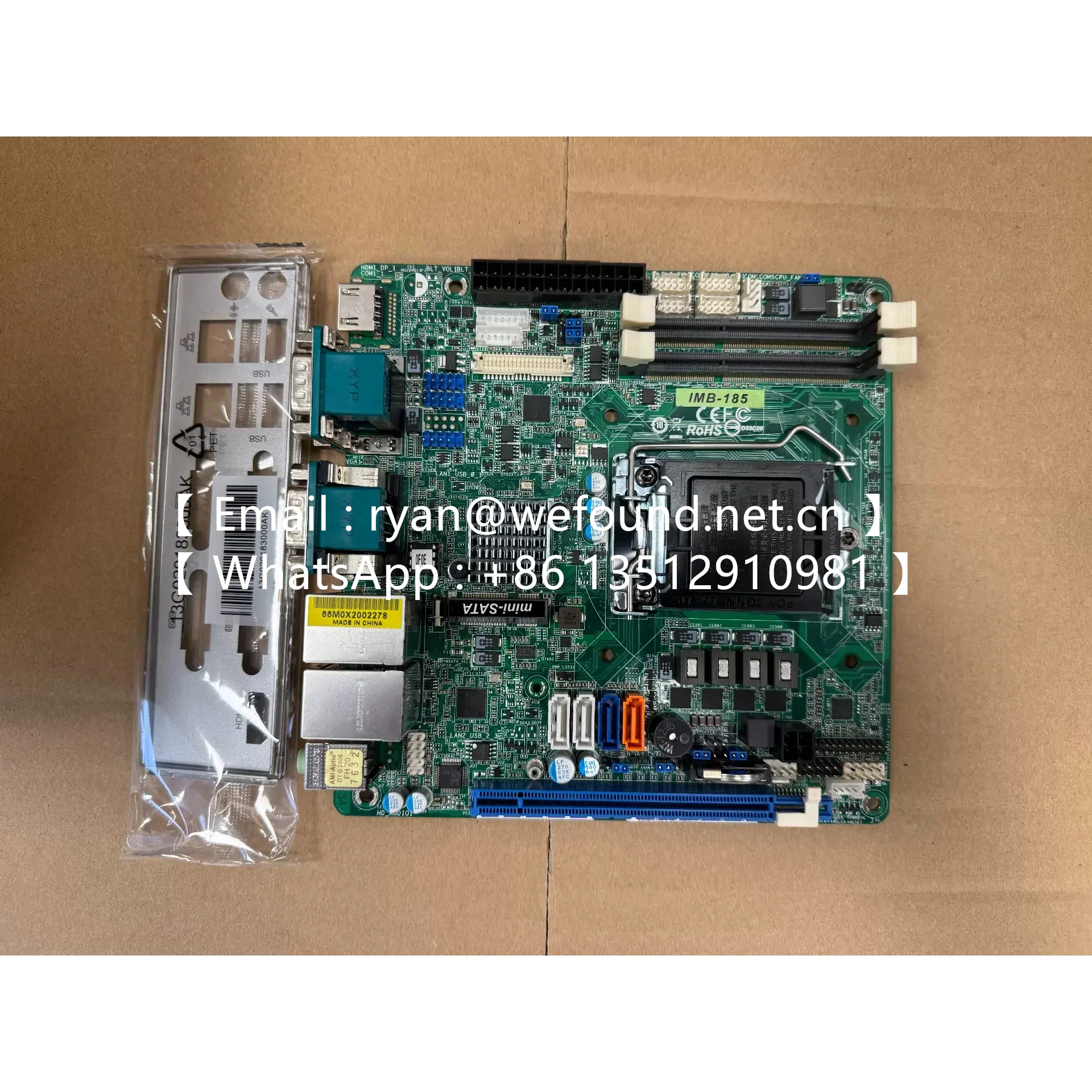 Industrial & Embedded IMB-183 IMB-185 IMB-150D SBC-210D IMB-161-L IMB-1225 IMB-151D-WF IMB-191 IMB-792 IMB-1006J IMB-1240-WV