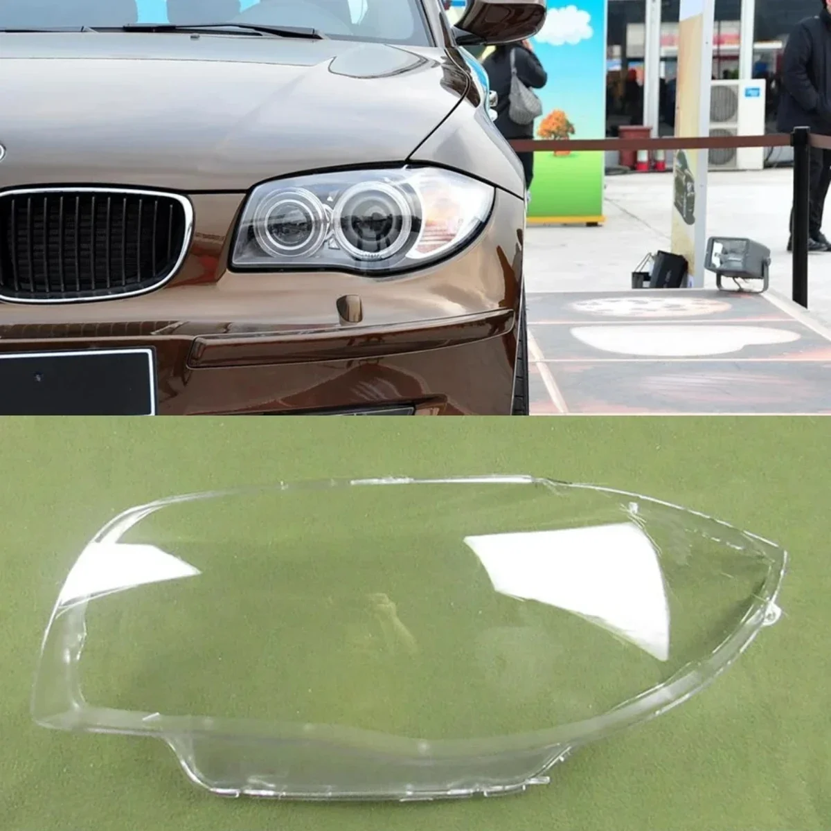 

For BMW 1 Series E82/E87 Lampshade Lamp Shade Front Headlight Cover Transparent Headlamp Shell Lens 2008 2009 2010 2011