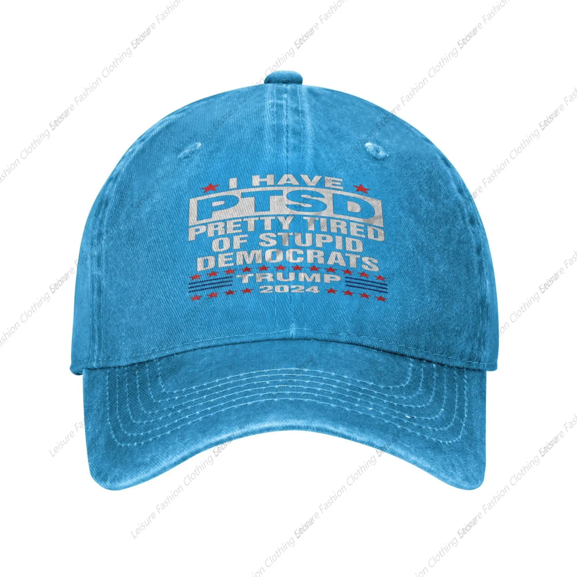 

Hat 2024 Pretty Tired of Democrats Funny Political Hats Vintage Adjustable Baseball Cap Cotton MAGA Hat