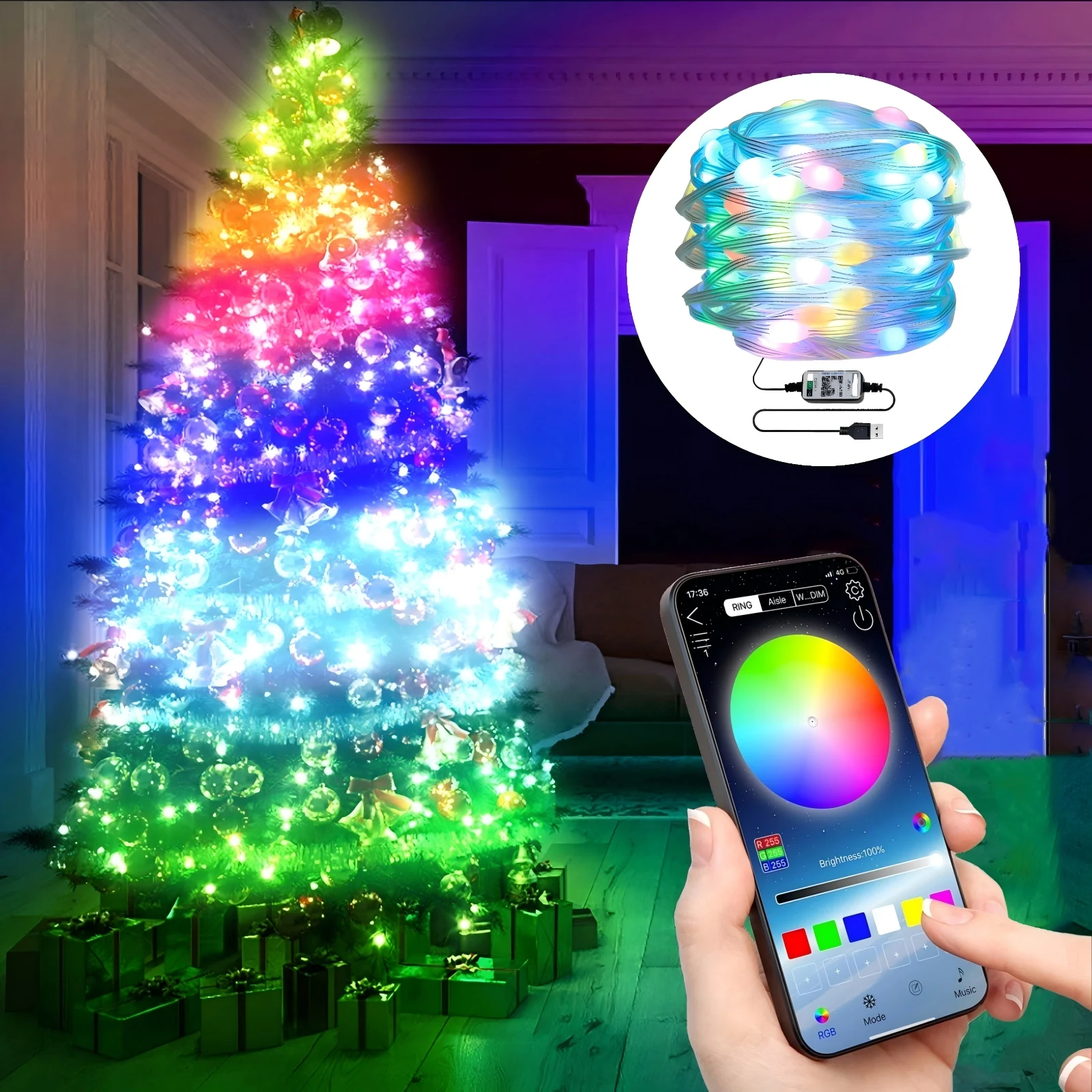 luzes-de-natal-usb-luzes-de-fada-bluetooth-led-luzes-de-fada-dreamcolor-rgbic-luzes-de-natal-para-festas-ao-ar-livre-decoracao-de-casamento-guirlanda