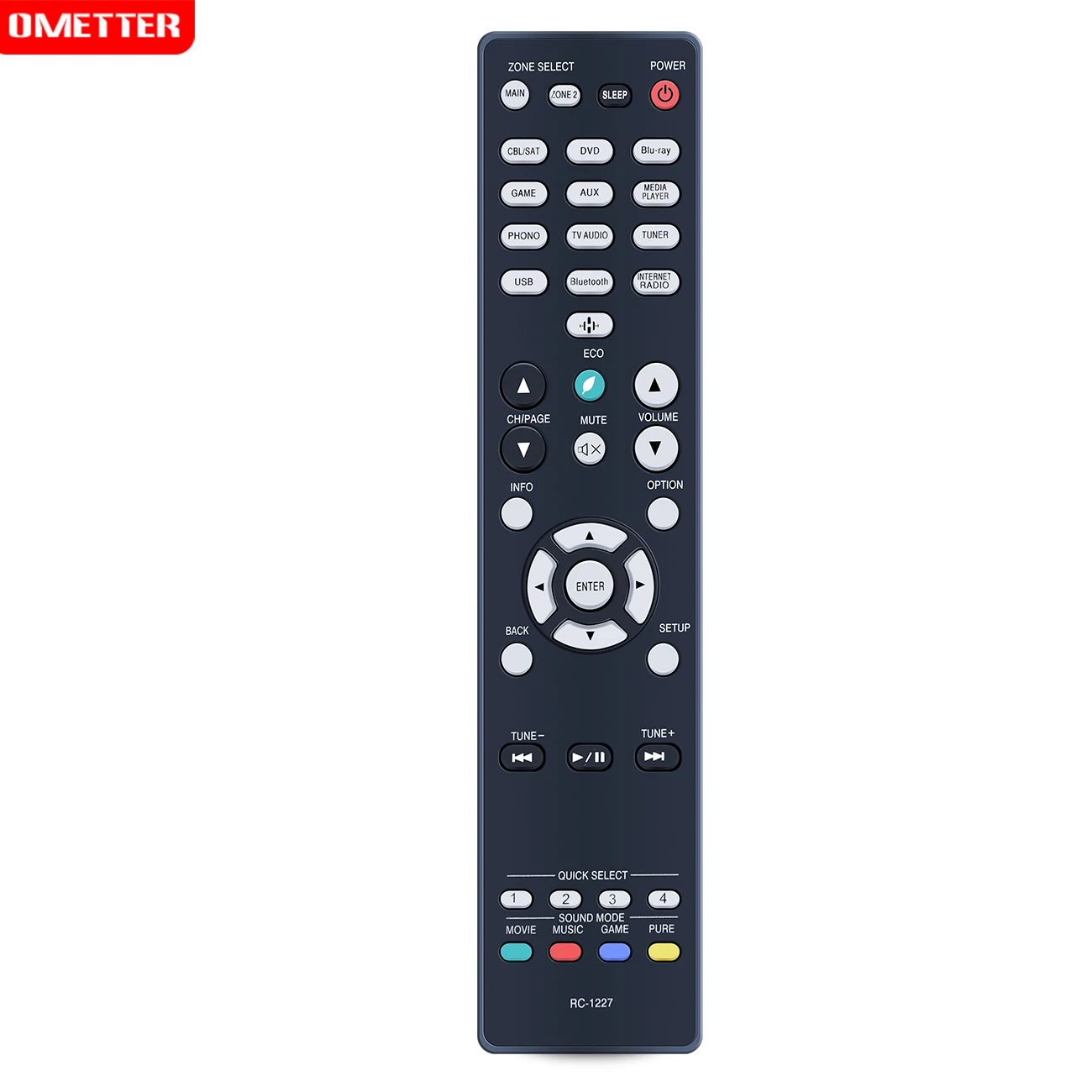 RC-1227 For DENON Audio Video AV System Remote Control AVR-X1500H AVR-X1600H 30701026100AD