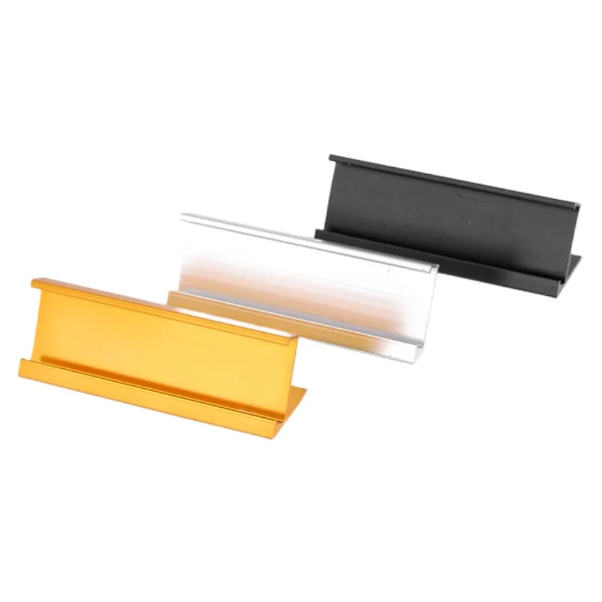 50 set di espositori in plastica per gioielli con numeri e prezzi, supporti in metallo rimovibili per display a striscia
