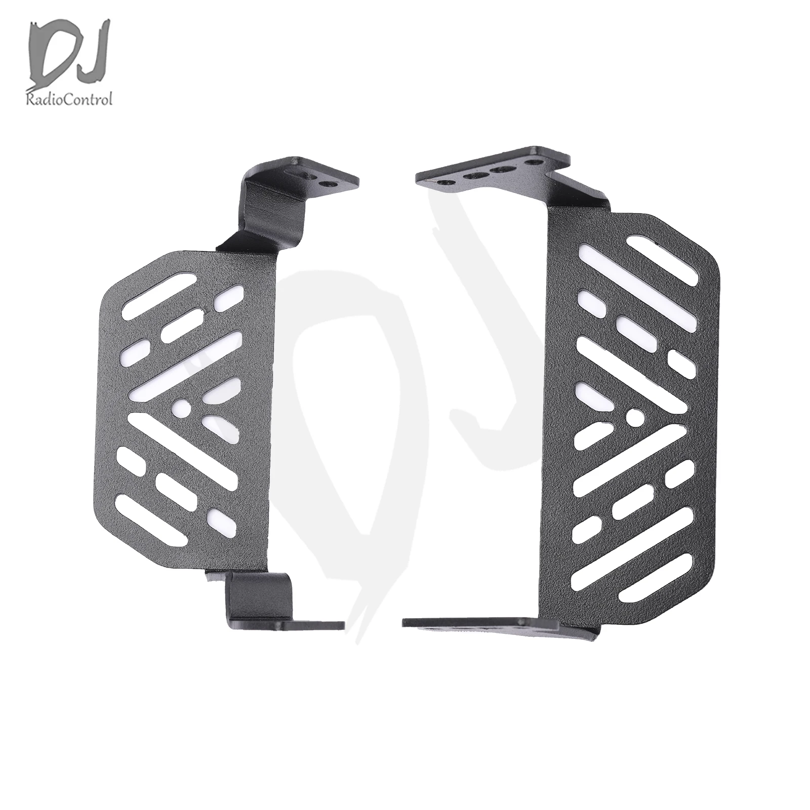 DJ TRX4 ด้านหน้าด้านหลังกันชนแผ่นลื่นไถลแชสซีเกราะแผ่นป้องกันตัวเลือกอะไหล่อัพเกรดวิทยุควบคุม RC รถ