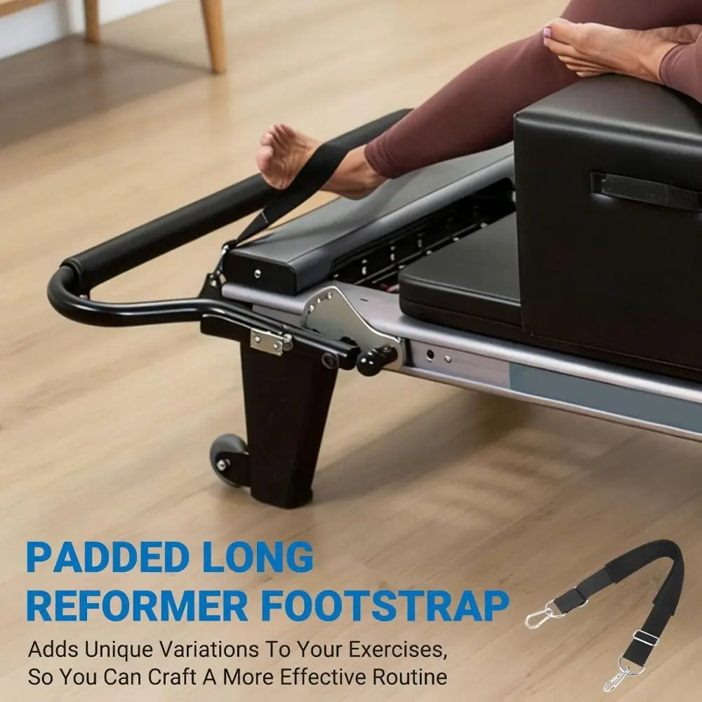 Portable Non-Slip Pilates Reformer Strap Versatile Adjustable Pilates Straps Durable Leg Strap Gym