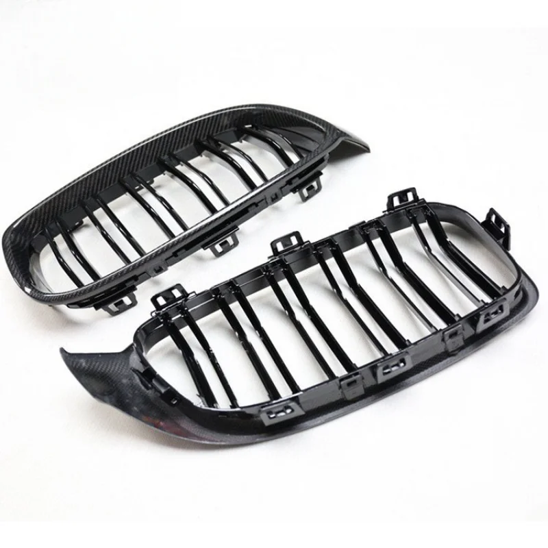 

Suitable for BM 4 Series 430 M4 F82 Dry Carbon Fiber Grille Ghost Mask Radiator Cover -Laminating Non-Bubbling