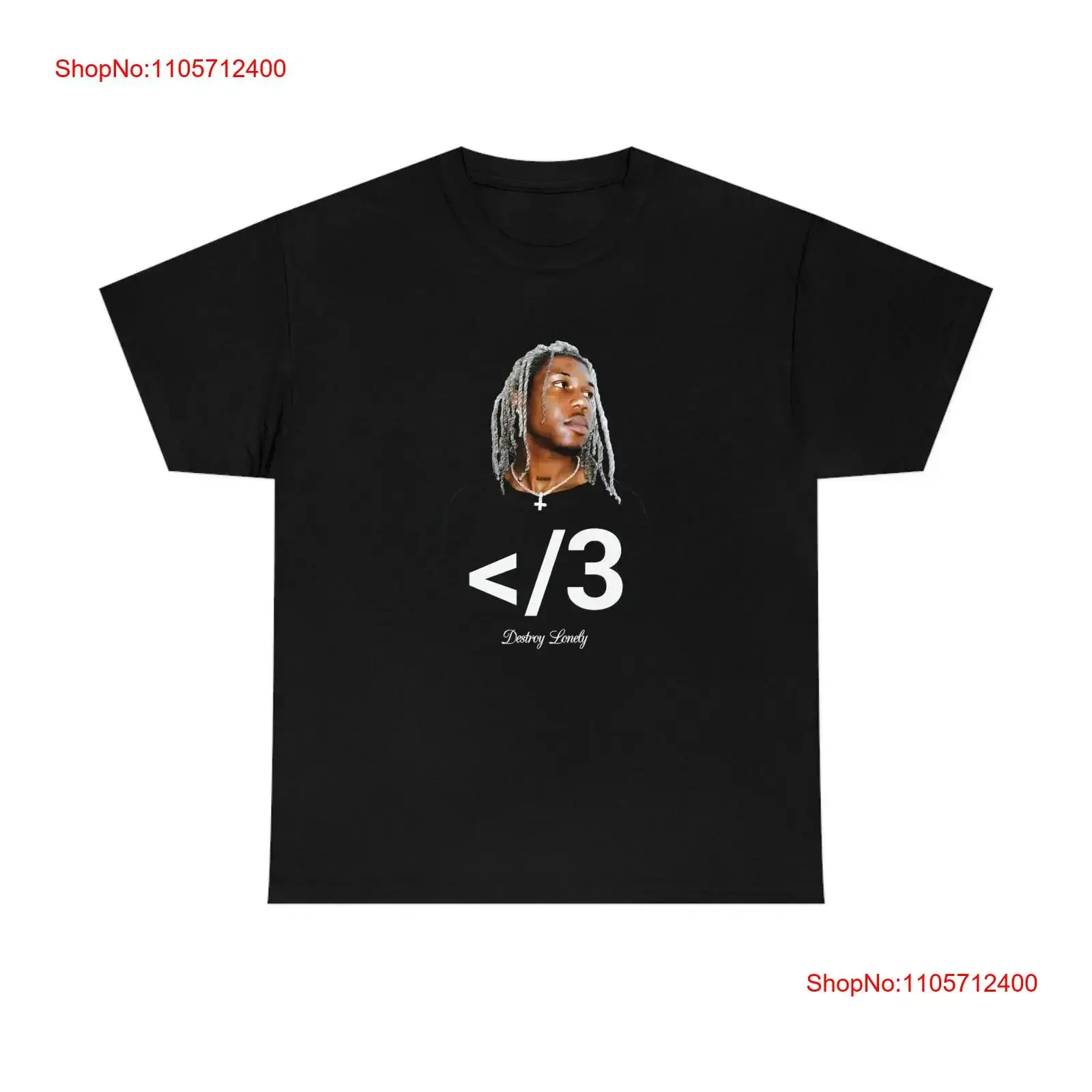 Destroy Lonely tee Bootleg Merch T shirt Opium No stylist vintage Washed Slightly fashion Versatile graphic homme Unisex