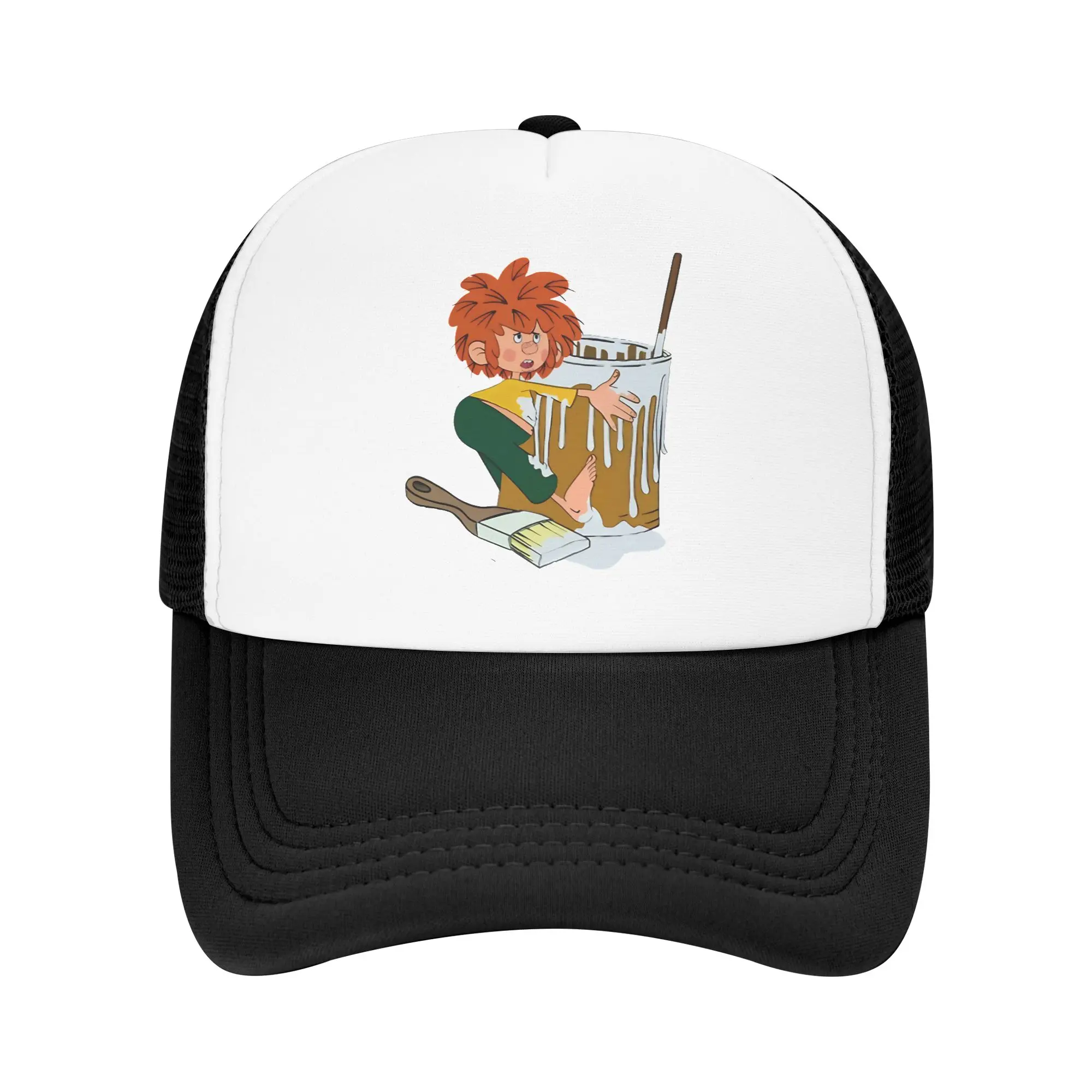 Pumuckl Is Busy Painting The House  Casual Baseball Cap  Kpop Rock Sun Hats Summer Wholesale Men Adult Street Style Baseball Cap