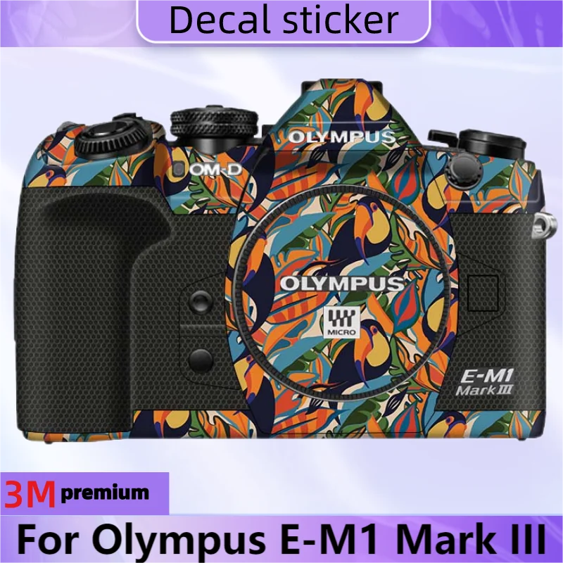 

For Olympus E-M1 Mark III Camera Sticker Protective Skin Decal Vinyl Wrap Film Anti-Scratch Protector Coat E-M1 M3