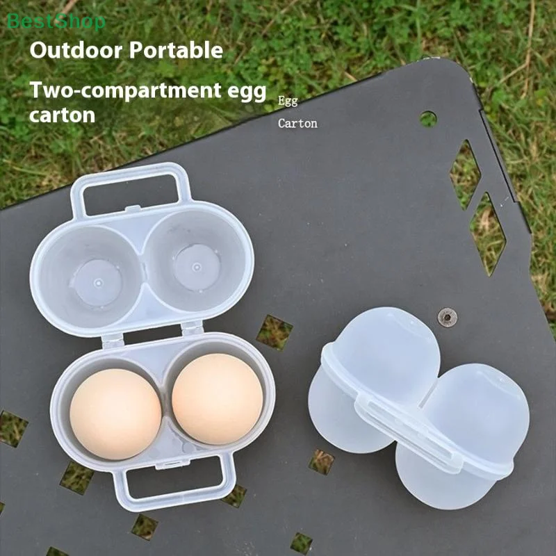 Outdoor Shockproof Egg Box Storage Box,Portable Camping Shatterproof Egg Tray,Home Plastic Protection Box,Travel Shatterproof