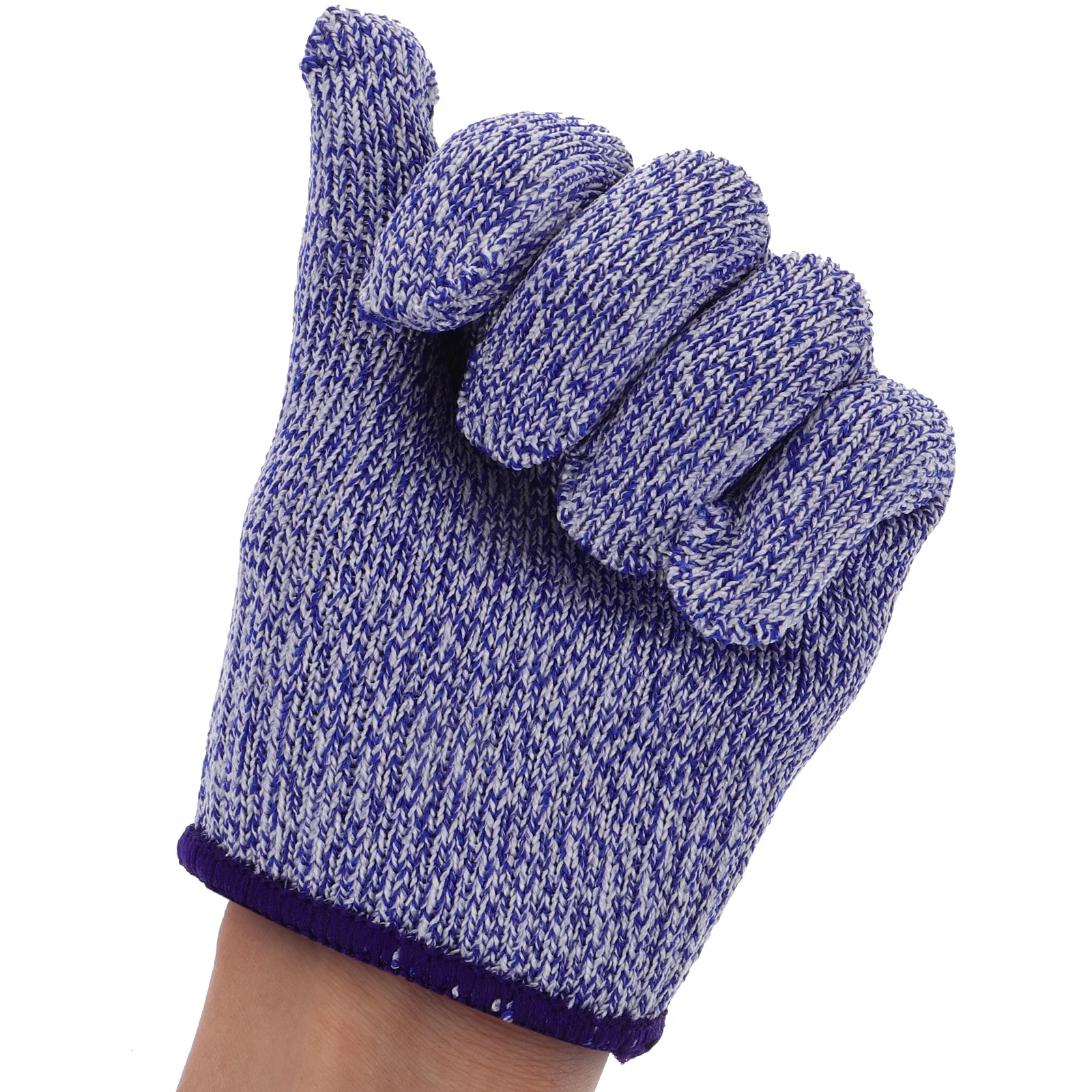 1 زوج أطفال قطع قفازات مقاومة المستوى 5 حماية اليد أدوات المطبخ السلامة لقطع تقطيع تقشير الأزرق Xs