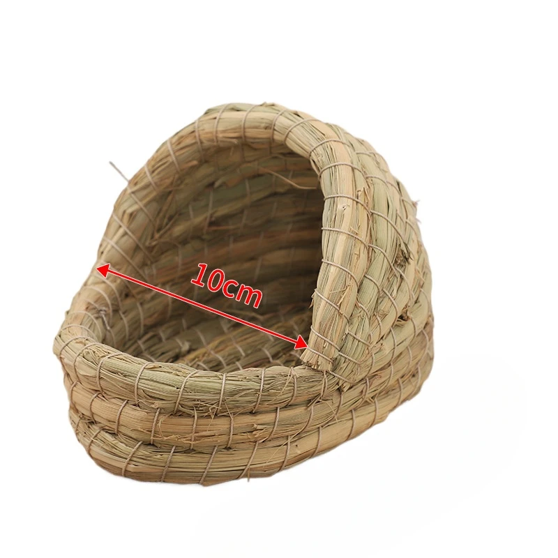 

Hand woven straw, bird's nest, tiger skin, parrot, peony nest, rutin egg laying, insulation, grass planting nest