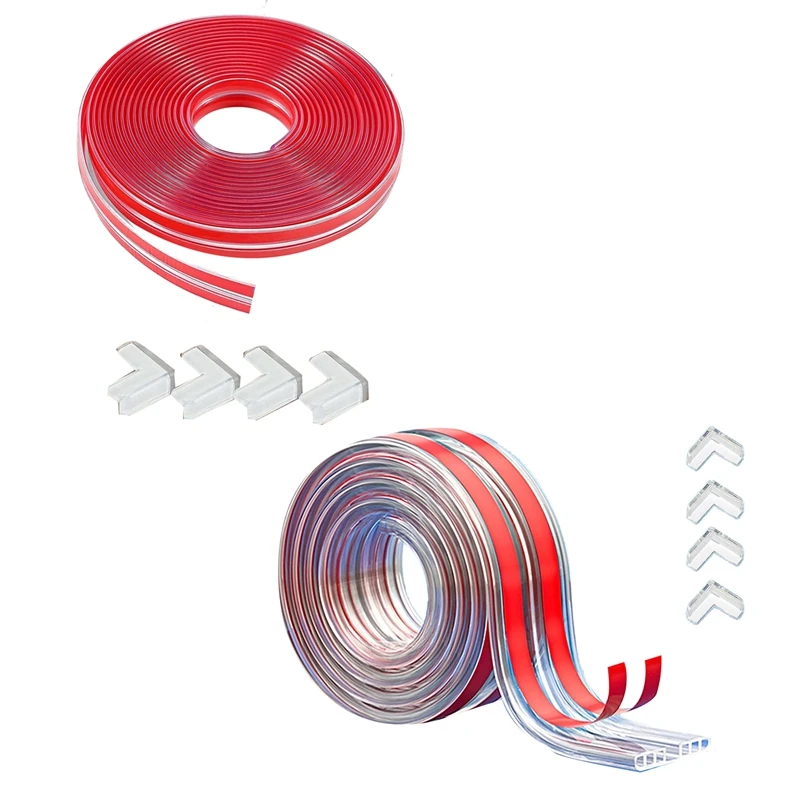 

Протекторы для углов и краев выпитывают 6 метров и 4 угловых протектора, защищают углы и края