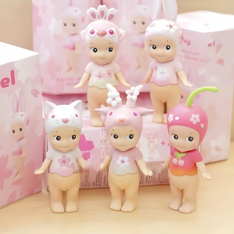 

Мини-фигурка Sonny Angel, весенняя серия Cherry Blossom, ночная версия, сюрприз, слепая коробка, фанаты Tideplay, игрушка, кукла, счастливый подарок