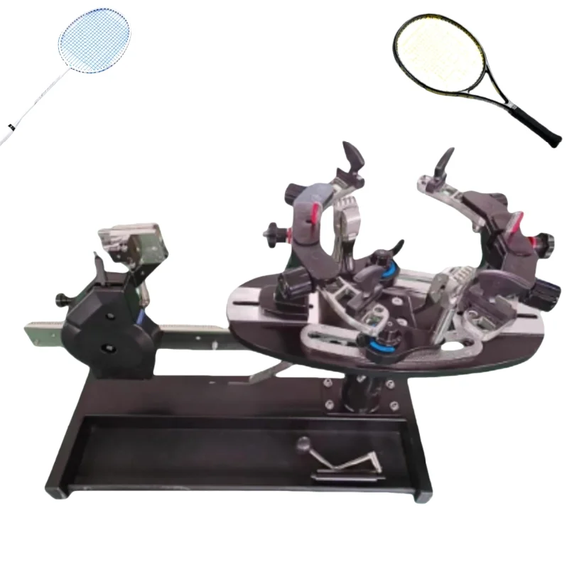 Advanced Computer Controlled Racquet Stringing Machine with Dual Mode Operation for Tennis Badminton and Squash Applications