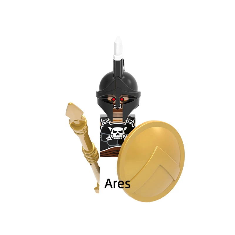 The Medieval Saint Seiya Aborigines Tutankhamun Hun Warrior Ares Athena Evil Knight Chief Model Blocks MOC Bricks Set Toys X0163