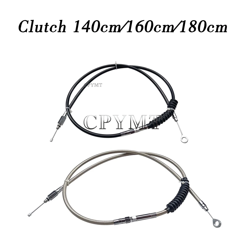 Clutch Line 140cm 160cm 180cm FitFor Har/ley Road King Fat Boy Sportster Iron XL883R P L C XL 1200 Dyna Softail Motorcycle Cable