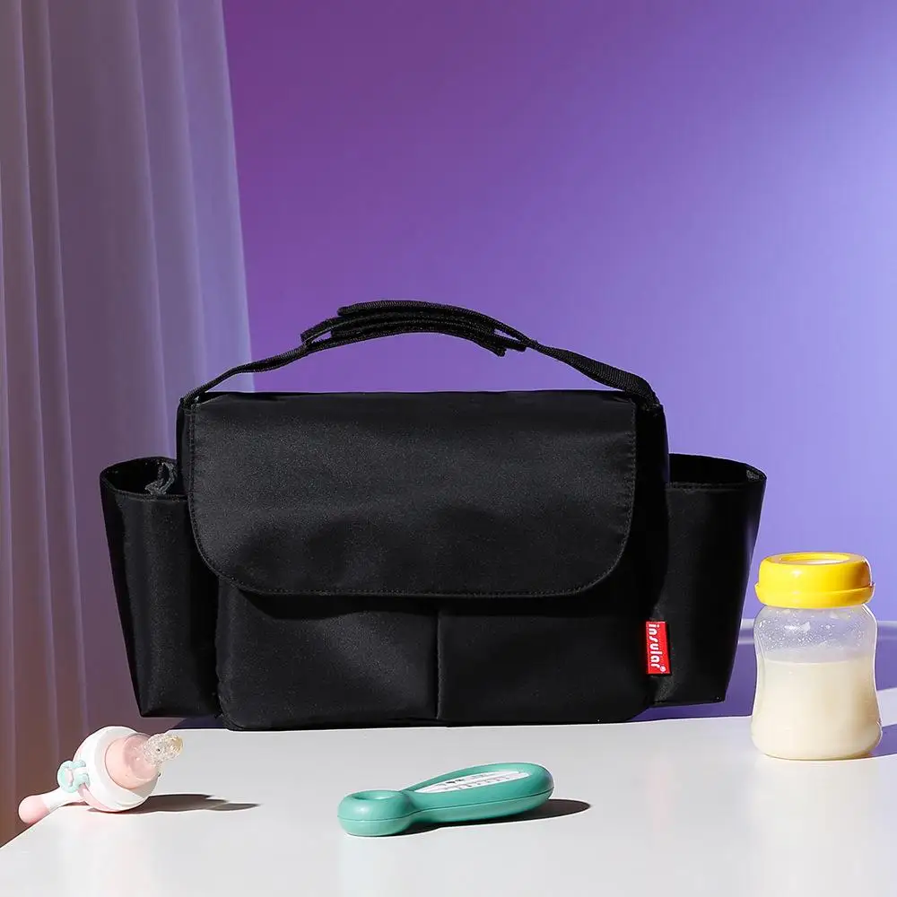 

Stroller Bag Baby Diaper Bag Hanging Bag Large Capacity Stroller Organizer Cup Holder Feeding Bottle Stroller Accessories