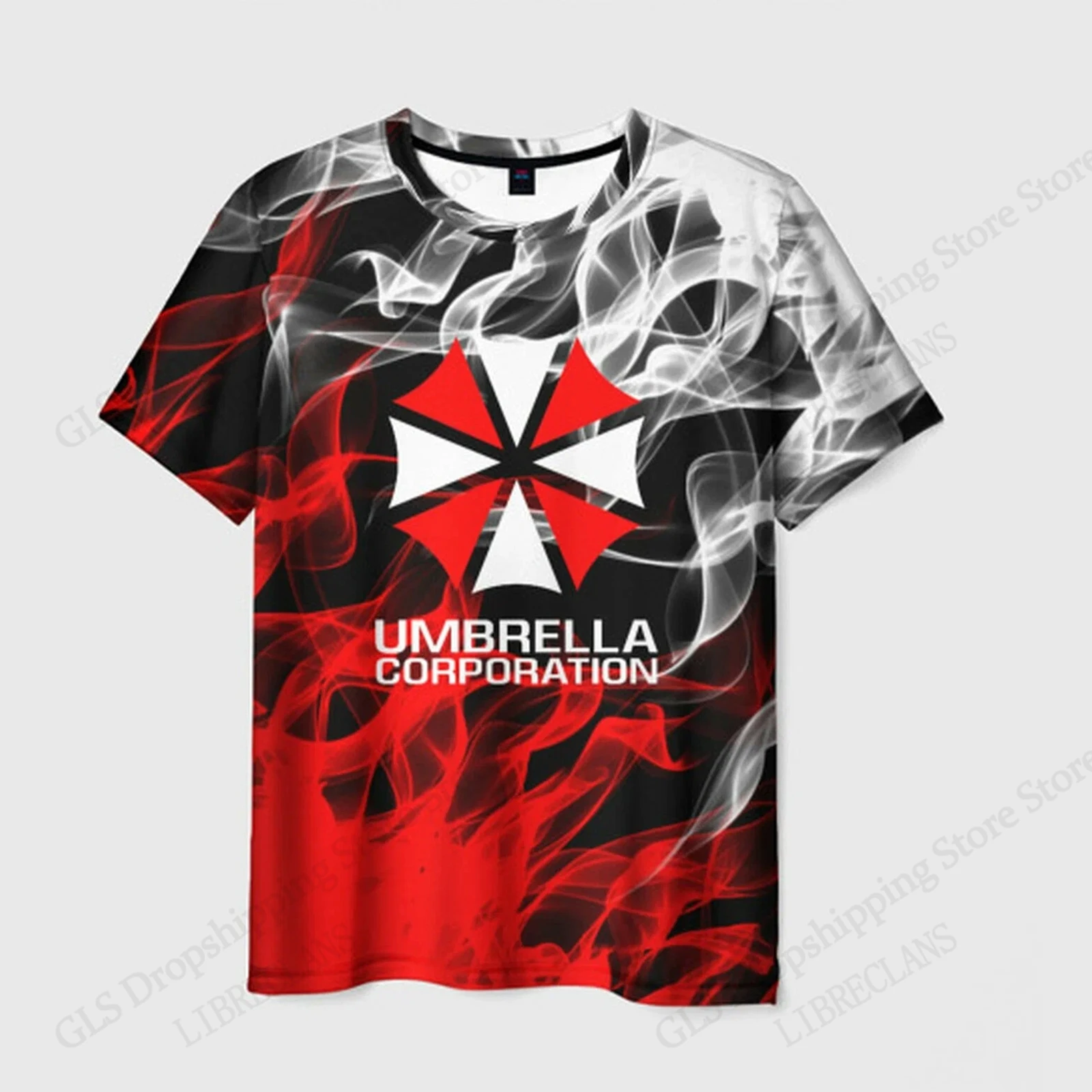 Anime Game Resident Evil 3d Print T-shirt Men Women Fashion Breathable Short Sleeve Tops Tees Kids T shirt Resident Evil Shirts