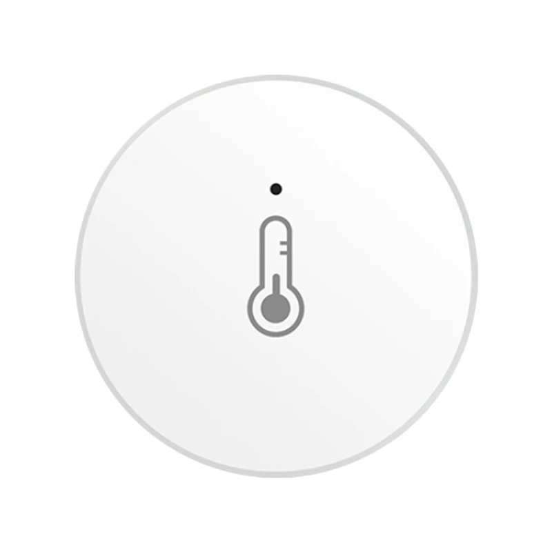 1 PZ Tuya Smart Home Zigbee Sensore di temperatura e umidità ABS bianco per Alexa Google Smart Life