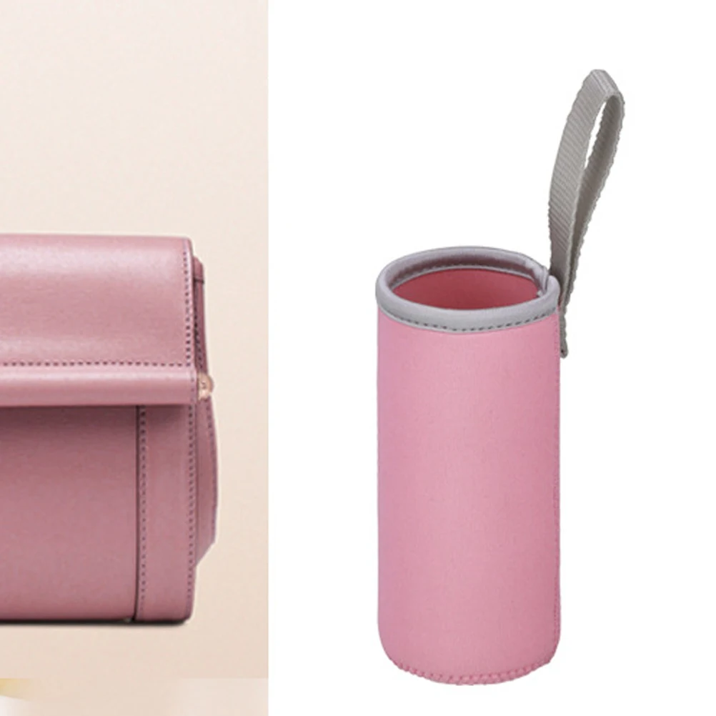 

550ml Waterproof Insulated Water Bottle Holder Pouch Foldable Lightweight Carrier Cup Cover for Stainless Steel Glass Plastic