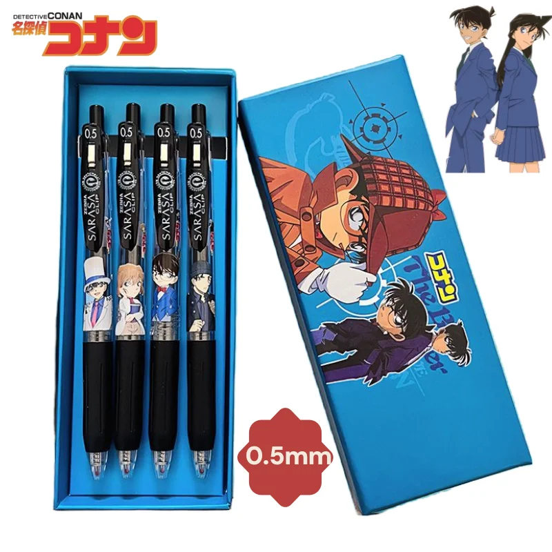 

Двумерная гелевая ручка в стиле аниме «Детектив Конан», креативная индивидуальность, быстросохнущая черная ручка, ручка для подписи, канцелярские товары, оптовая продажа