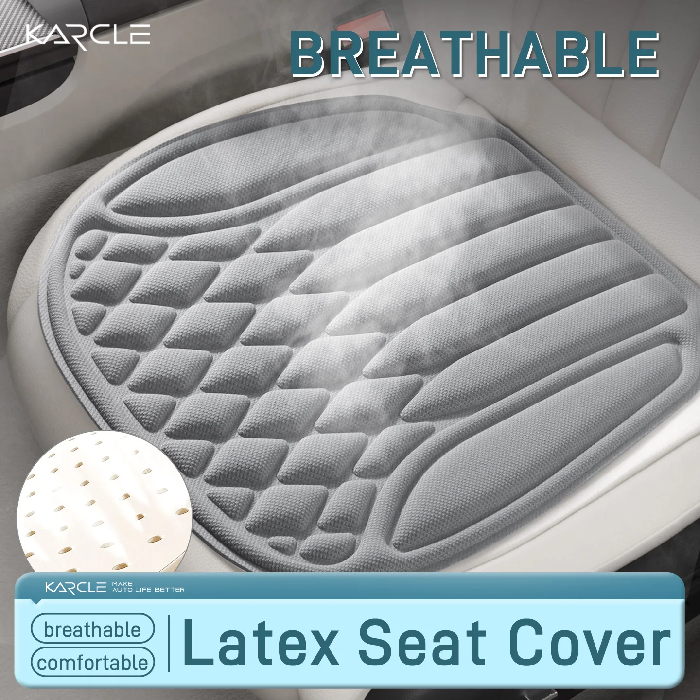 Breathable Cotton Car Seat Cover High Elastic Front Seat Cushion Universal Rear Seat Pad Comfortable Car Interior Accessories