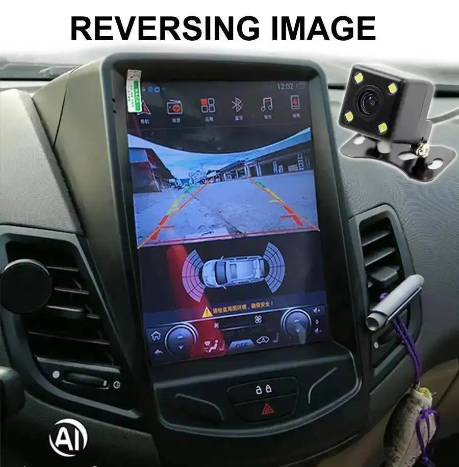For Ford Fiesta 2009-2015 Android Touch Screen Car Radio Carplay Auto Stereo GPS Navigation Multimedia Video Player Head Unit 4G