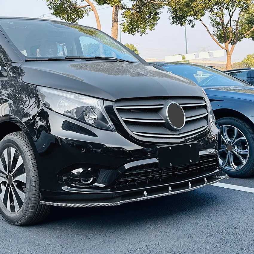 

For 2016-2024 Mercedes Benz Vito W447 Front Bumper Diffuser Lip Splitter Accessories Body Kit